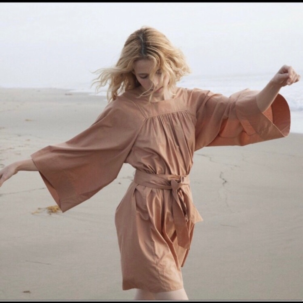 Doen XS Calder Dress & Belt in Adobe